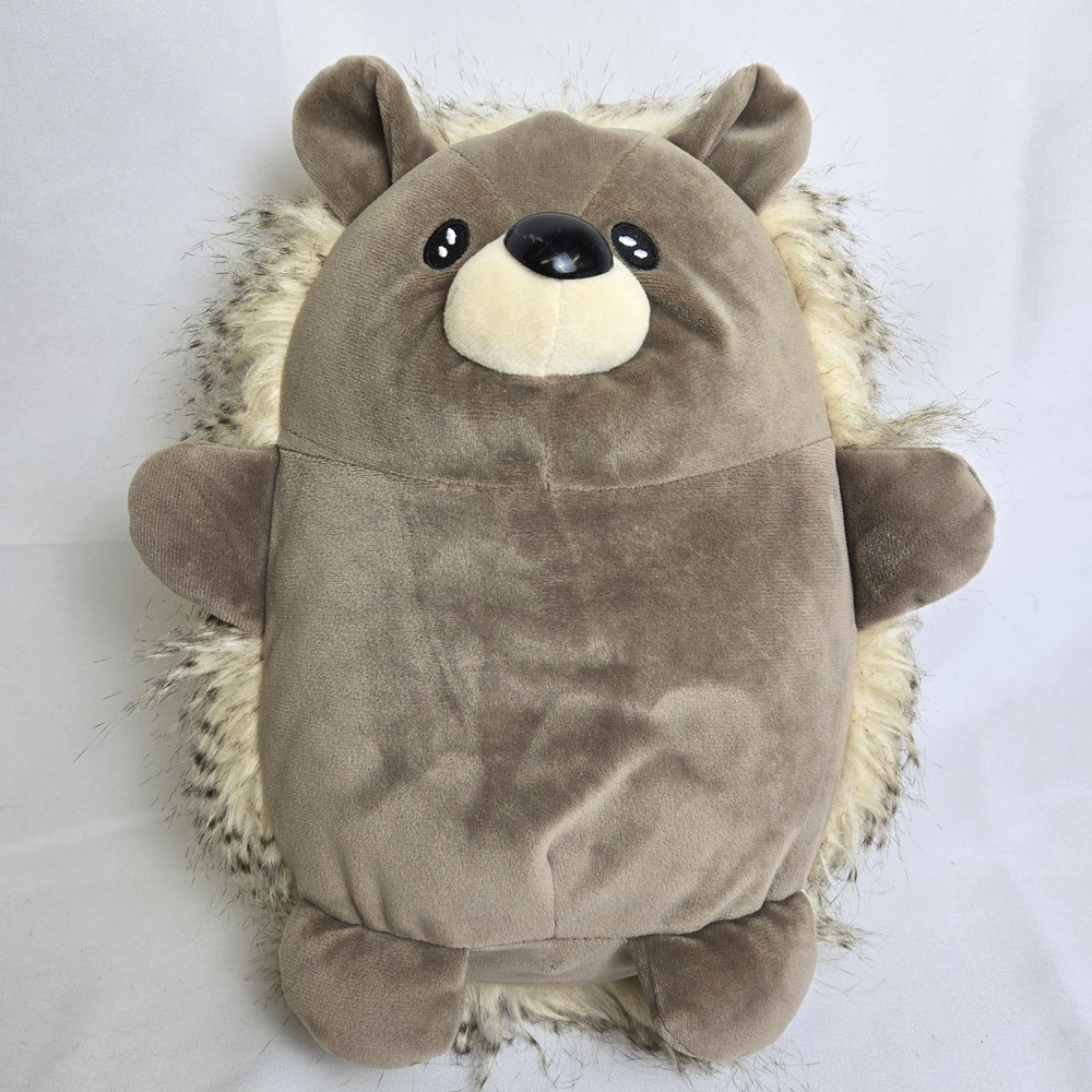 Little Toasties Spike The Hedgehog Heat‎ & Hug Microwavable Plush Brown 12"